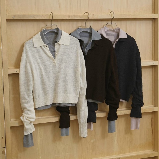 TODAYFUL Layered Polo Knit