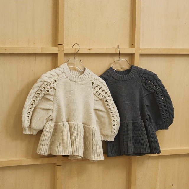 TODAYFUL Puffsleeve Knit Tops