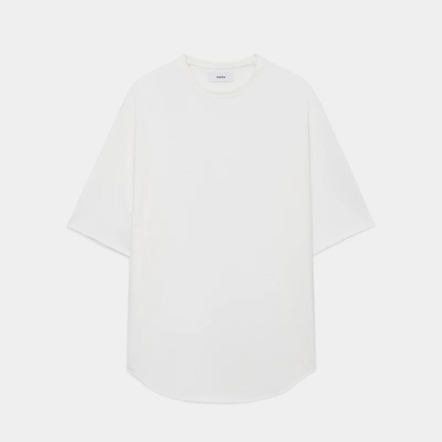 marka Organic Cotton Open-End Yarn Inlay Round Hem Crew Neck S/S