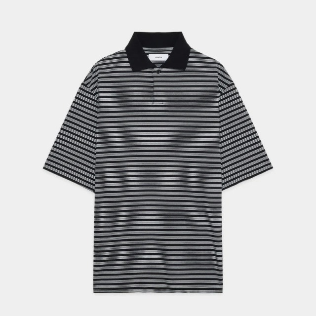 marka 40//1 Organic Cotton High Twisted Pique One Button Tee S/S