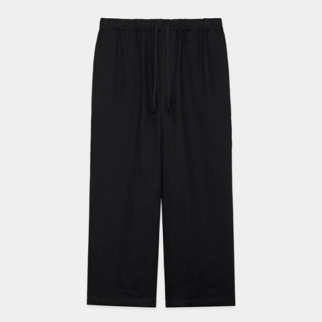 marka Linen Gauze Double Cloth / Wide Cylinder Fit Easy Pants