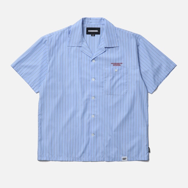 NEIGHBORHOOD ネイバーフッド STRIPE WORK SHIRT SS