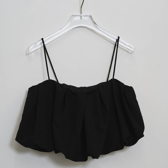 新品　即発TODAYFUL Tuck Balloon Camisole ブラック todayful Tuck Balloon Camisole