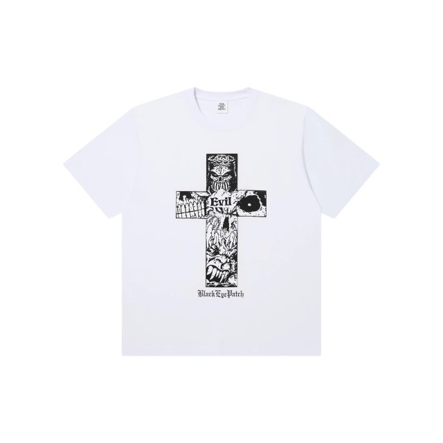 BlackEyePatch EVIL CROSS TEE BLACK