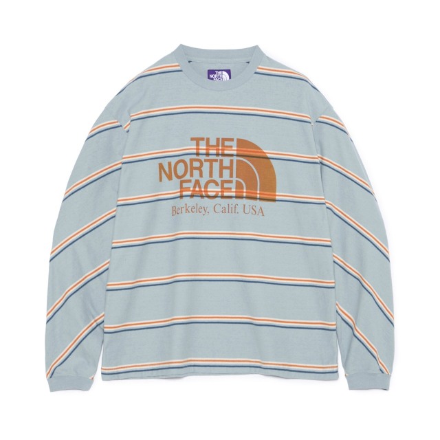 THE NORTH FACE PURPLE LABEL ノースフェイス パープルレーベル Field Long Sleeve Striped Tee