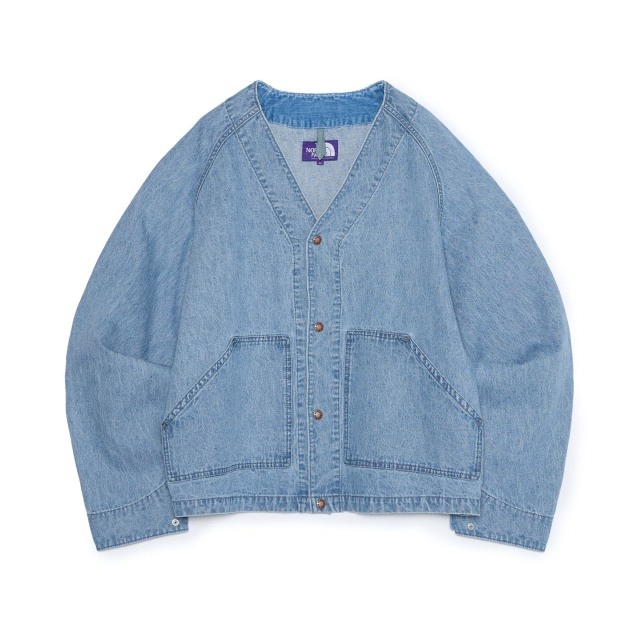 THE NORTH FACE PURPLE LABEL ノースフェイス パープルレーベル Linen Cotton Denim Field Cardigan