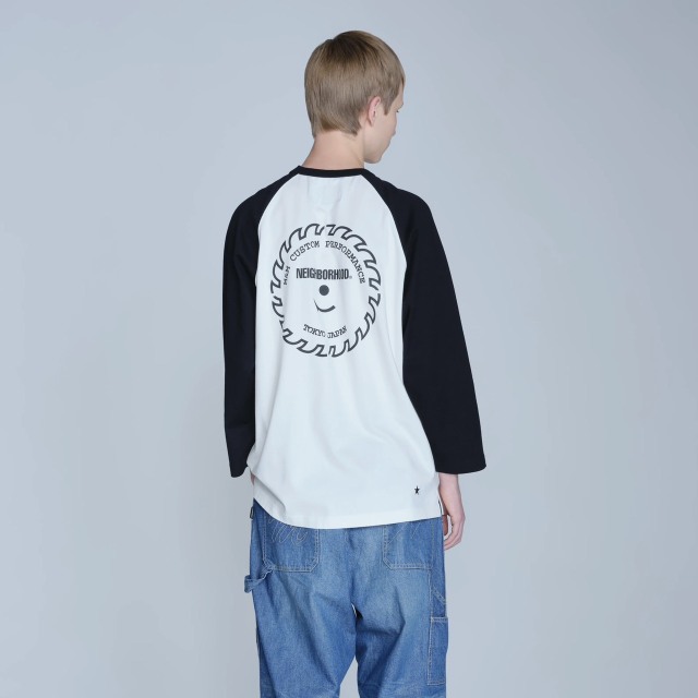 NEIGHBORHOOD ] ネイバーフッド NH X M&M . CLASSIC RAGLAN 3Q