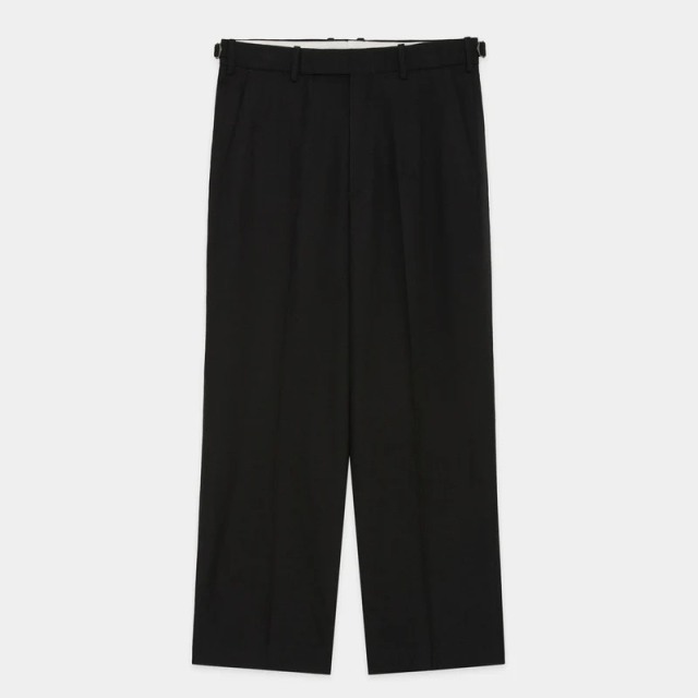 marka Tumbled Wool Serge / Regular Fit Straight Trousers