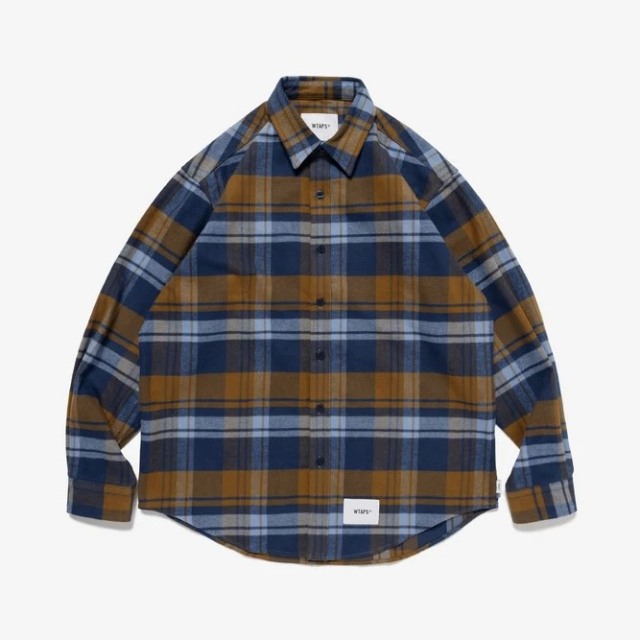 WTAPS ダブルタップス 2026AW TXT 01 / LS / COTTON. FLANNEL. TEXTILE