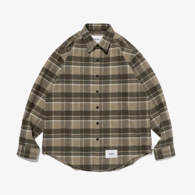 WTAPS ダブルタップス 2026AW  TXT 02 / LS / COTTON. FLANNEL. TEXTILE