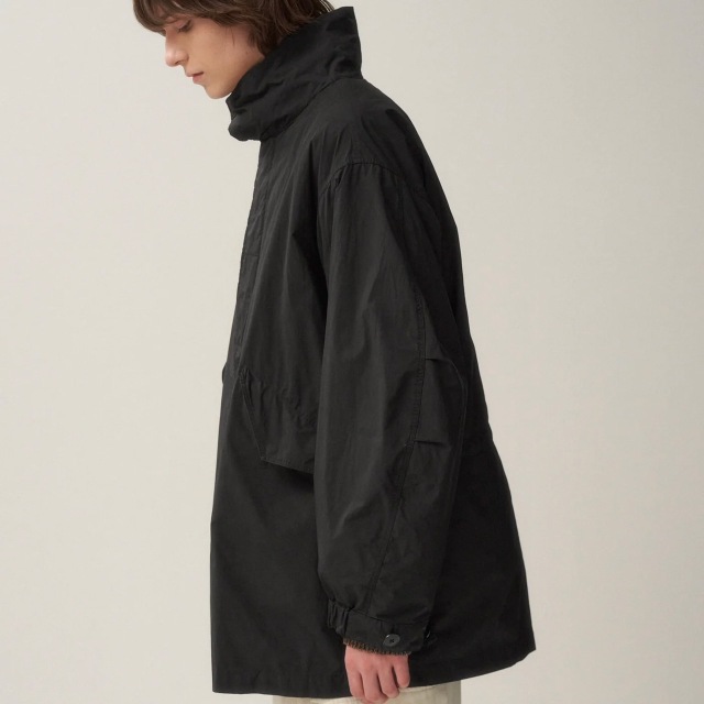 ATON AIR WEATHER ショートモッズコート 黒 04サイズ ATON エイトン AIR WEATHER | SHORT MODS COAT