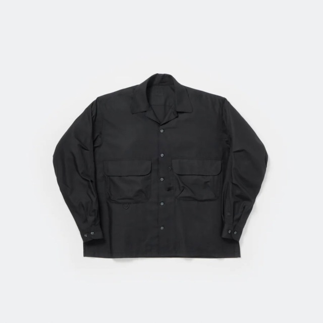 DAIWA PIER39  TECH SPORTS OPEN COLLAR SHIRT L/S SOLID
