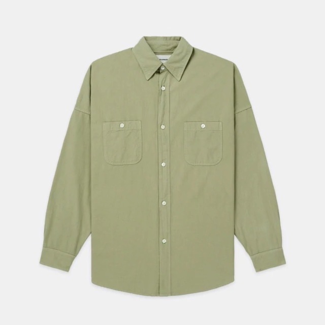 MARKAWARE オーガニックコットンシャンブレー Wカラーナーバルシャツ