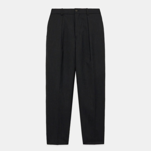 MARKAWARE オーガニックウールトロピカル ペグトップトラウザース