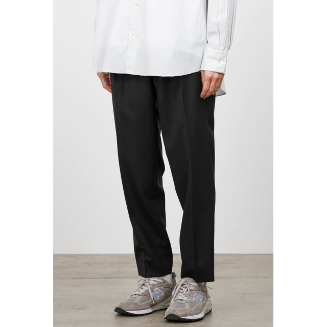 MARKAWARE 25SS ウールトロピカル 何気ない スラックス 黒 サイズ2