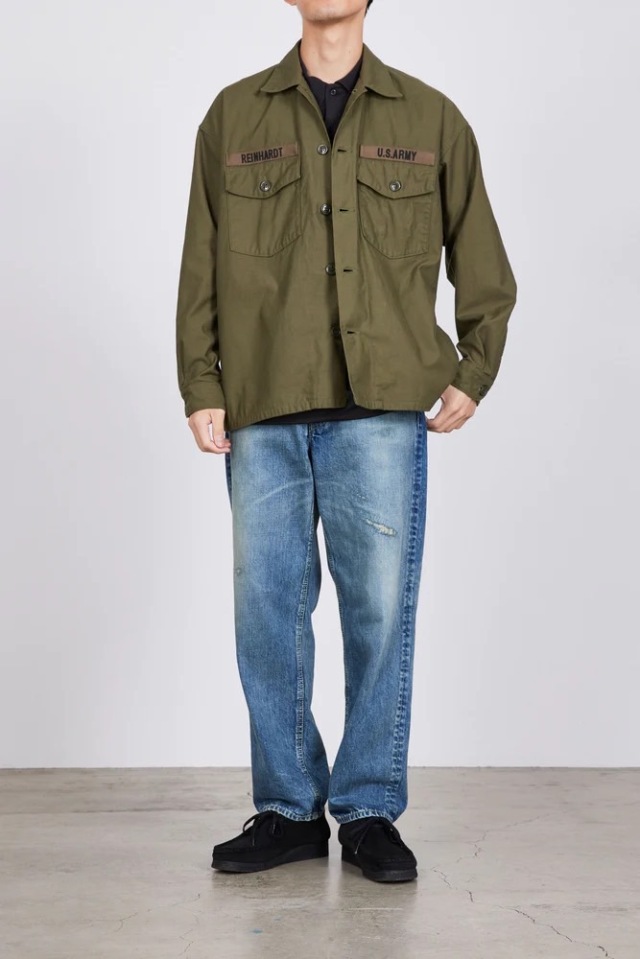 marka ORGANIC COTTON BACK SATIN UTILITY SHIRT