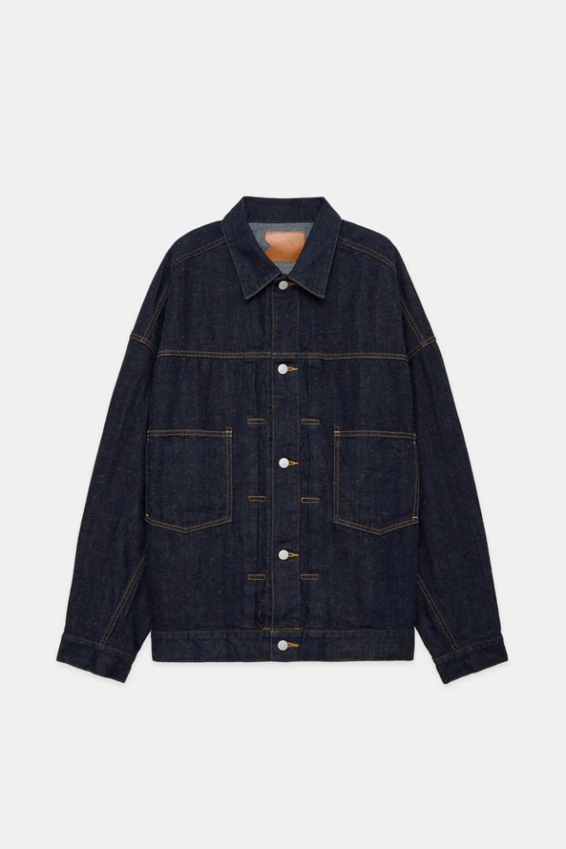 MARKAWARE KIMONO DENIM MINER JACKET