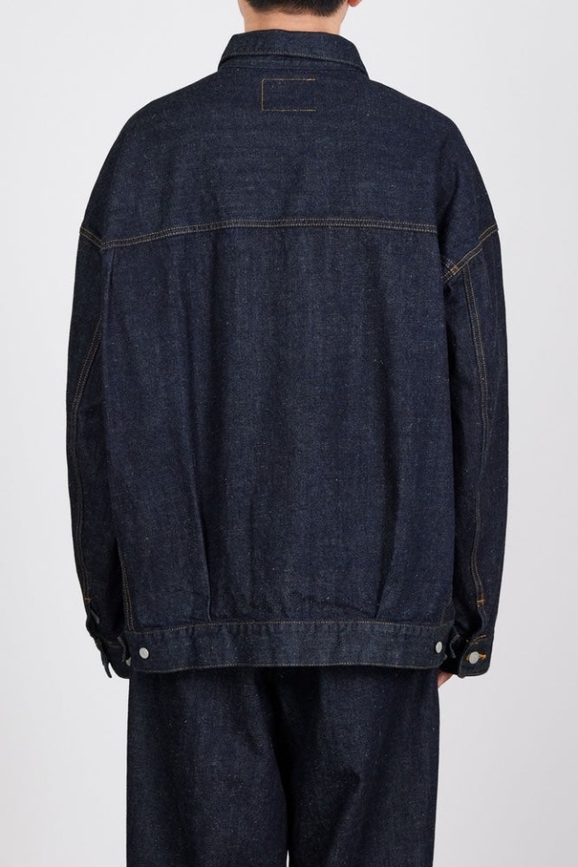 MARKAWARE KIMONO DENIM MINER JACKET