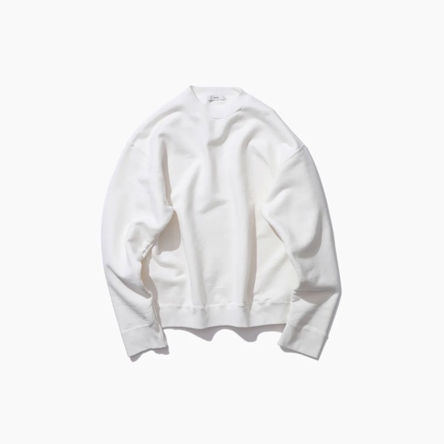 ATON エイトン GARMENT DYED URAKE | OVERSIZED PULLOVER