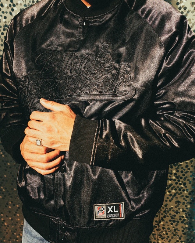 ジャケット・アウター BlackEyePatch TEAM SCRIPT STADIUM jacket BlackEyePatch TEAM SCRIPT STADIUM JACKET