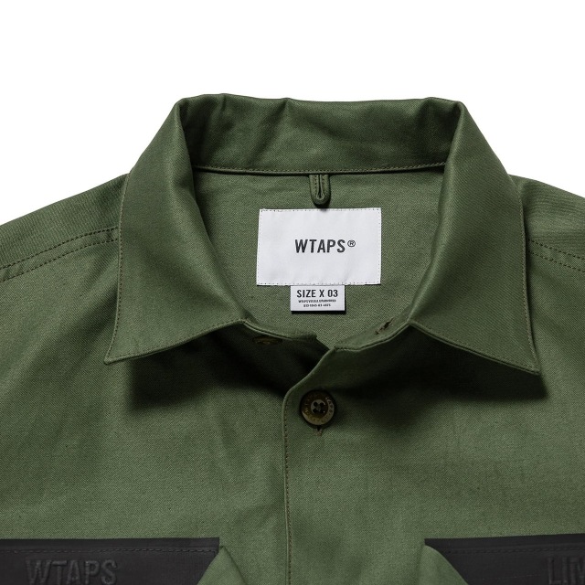 WTAPS ダブルタップス 2024SS CBW 01 / LS / COTTON. SATIN. IDENTITY