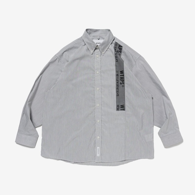 WTAPS ダブルタップス 23SS BD/LS/CTPL.OXFORD.COOLMAX 231GWDT-SHM01  