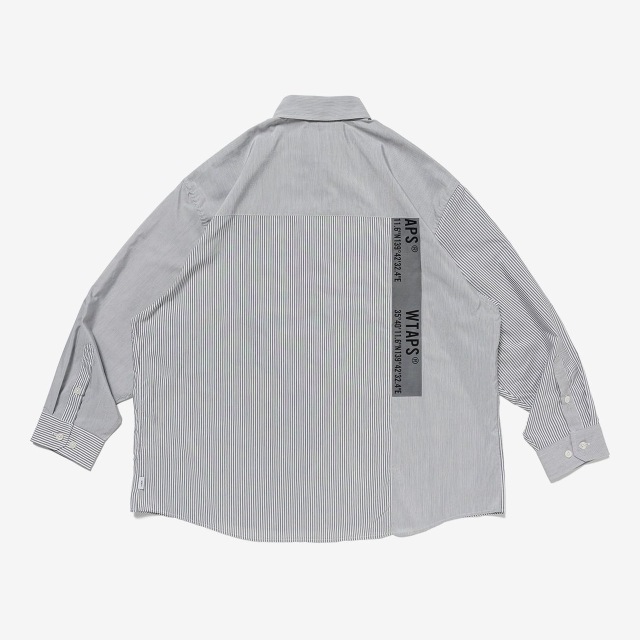 WTAPS ダブルタップス 2024SS BD 01 / LS / CTPL. BROADCLOTH. TEXTILE  