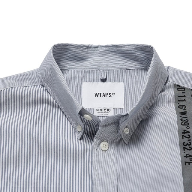WTAPS ダブルタップス 2024SS BD 01 / LS / CTPL. BROADCLOTH. TEXTILE  
