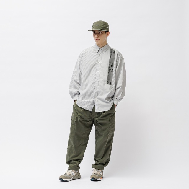 WTAPS ダブルタップス 2024SS BD 01 / LS / CTPL. BROADCLOTH. TEXTILE  