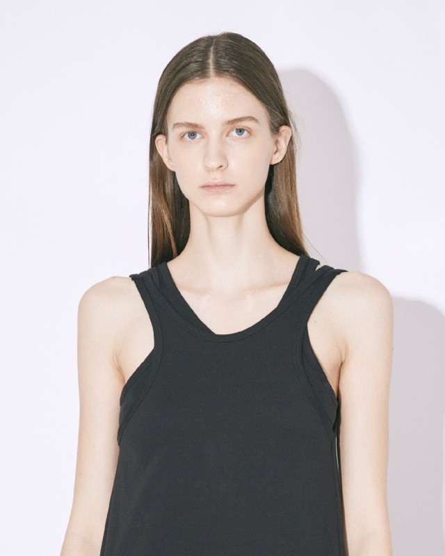 beautiful people giza cotton Jersey tank-top dress