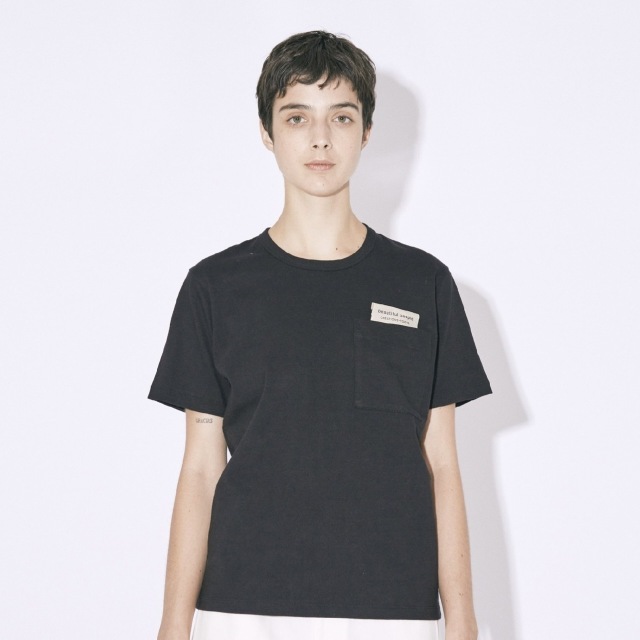 beautiful people raffy premium jersey big QOLtag T-shirt