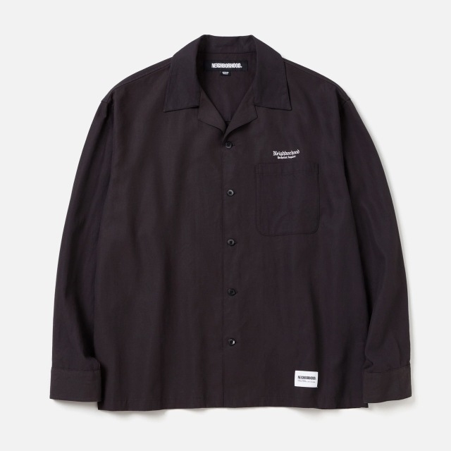 NEIGHBORHOOD ] ネイバーフッド 24AW OPEN COLLAR SHIRT LS