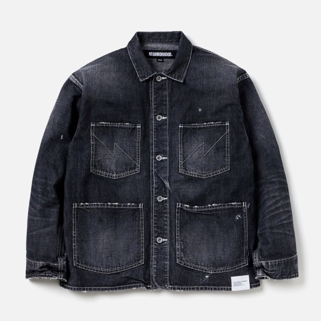 NEIGHBORHOOD ] ネイバーフッド 24AW WASHED COVERALL JACKET