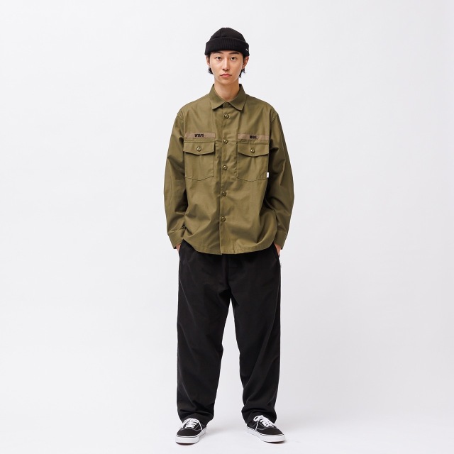 WTAPS ダブルタップス 2024 AW CBW / LS / COTTON. SATIN