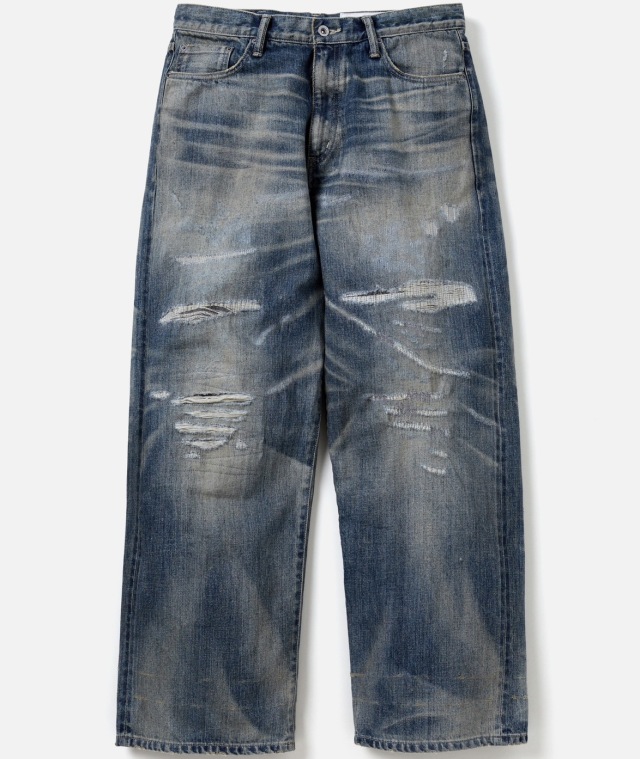 NEIGHBORHOOD ] ネイバーフッド,24AW,SAVAGE DENIM DP WIDE PANTS