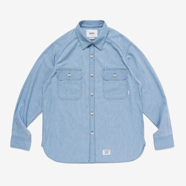 WTAPS ダブルタップス 2024 AW CB / LS / COTTON. CHAMBRAY