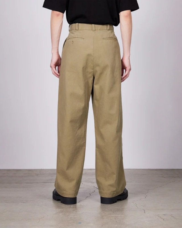 marka ORGANIC COTTON GABARDINE U.S.ARMY CHINO TROUSERS