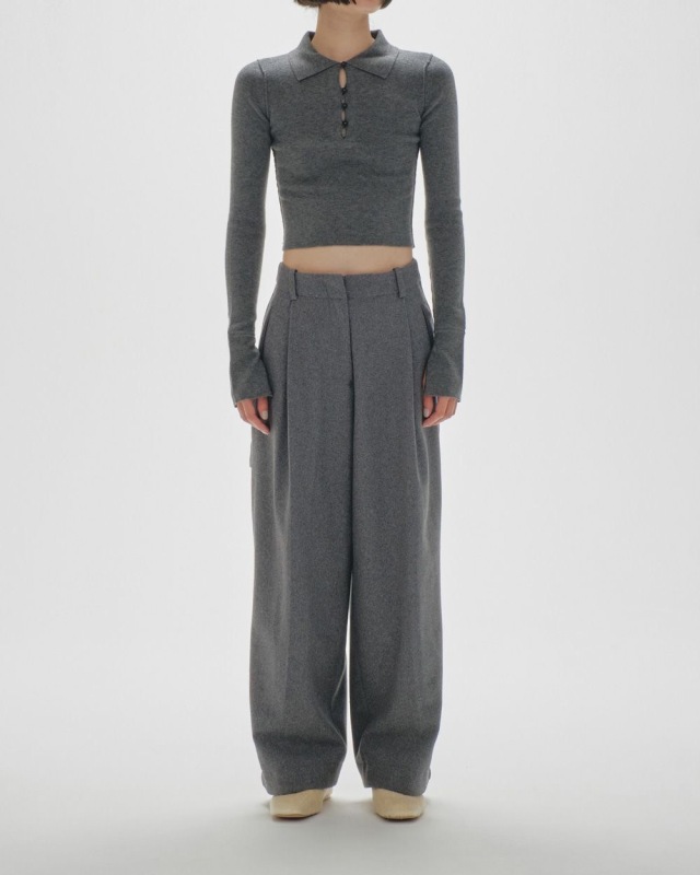 TOFAYFUL Wool Painter Pants