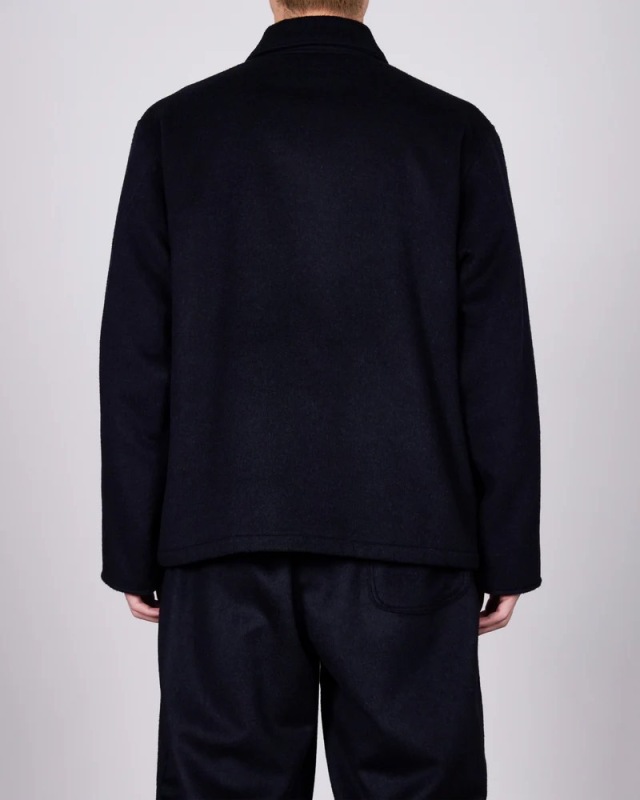 marka WOOL SILK BEAVER PUFFED WORK JACKET
