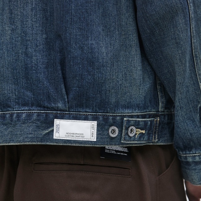 NEIGHBORHOOD ] ネイバーフッド,25SS WASHED DENIM TYPE-2 JACKET
