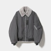 beautiful people fur×taffeta B-15 blouson