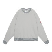 CE シーイー  STRIPE RIB SOLID CREW NECK
