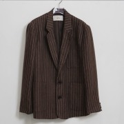 TODAYFUL Boyfriend Stripe Linen Jacket