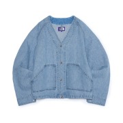 THE NORTH FACE PURPLE LABEL ノースフェイス パープルレーベル Linen Cotton Denim Field Cardigan