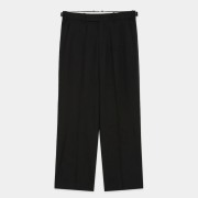 marka Tumbled Wool Serge / Regular Fit Straight Trousers