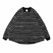 S.F.C (Stripes For Creative) SUPER BIG LS TEE(NYLON STRIPE)