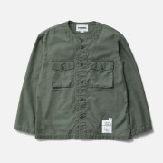 NEIGHBORHOOD ネイバーフッド NO COLLAR UTILITY SHIRT LS
