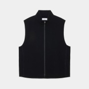 marka Super 130S Wool Napping Zip Up Vest
