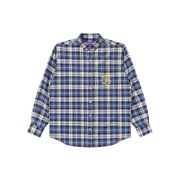 BlackEyePatch B EMBLEM FLANNEL SHIRT
