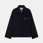 marka WOOL SILK BEAVER PUFFED WORK JACKET